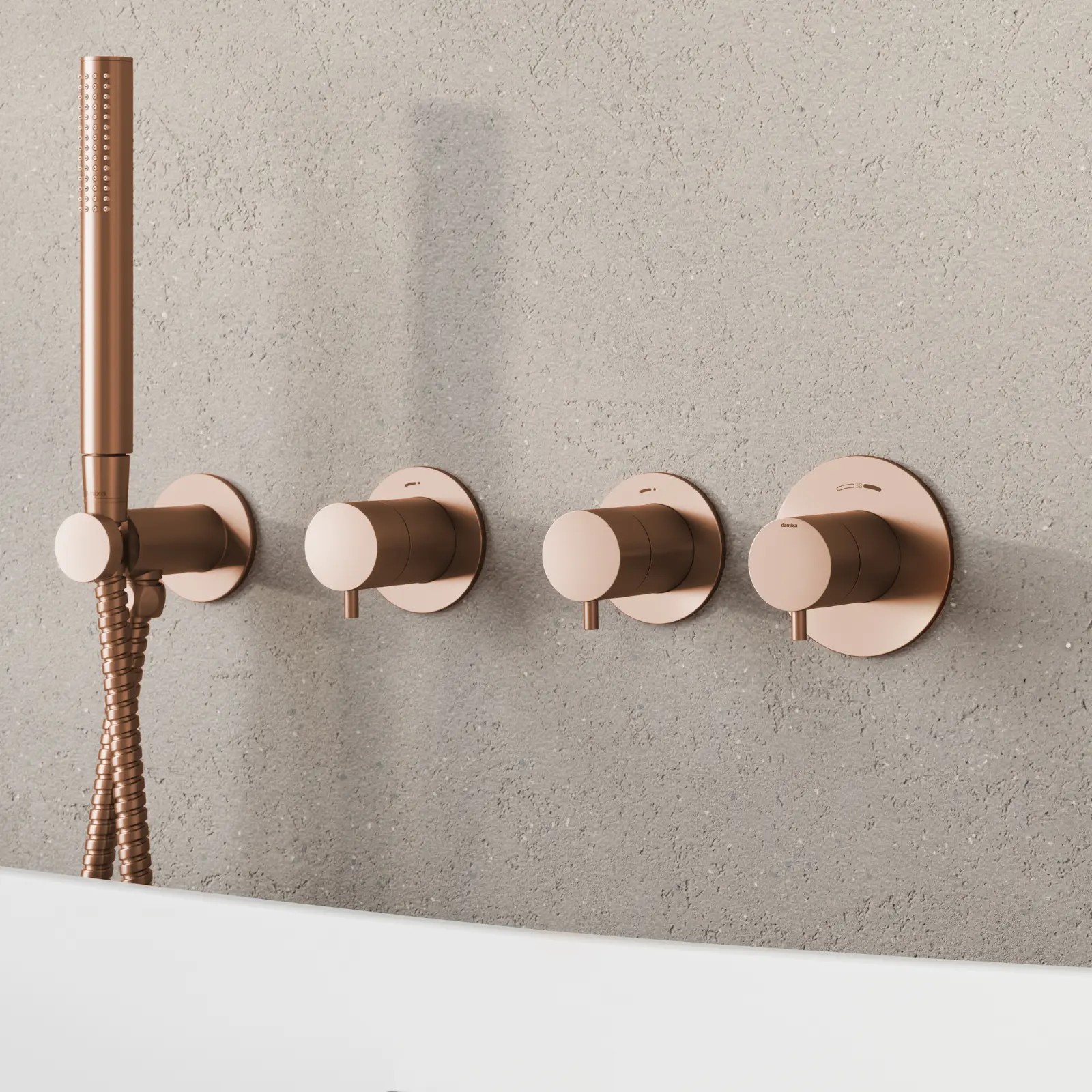 Badekarbatteri Damixa Silhouet BS1 Innbygging