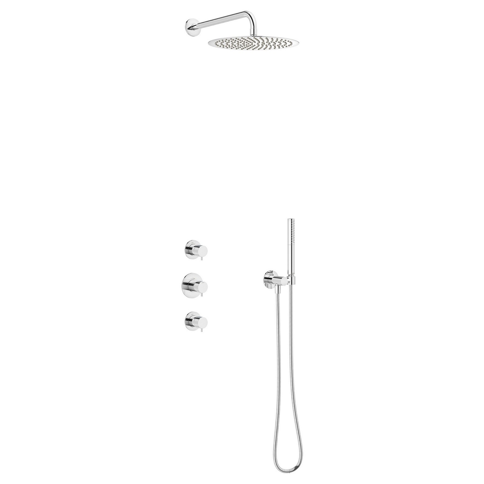 Takdusj Damixa Iris XS1 Innbygging Vegg 3 Innst