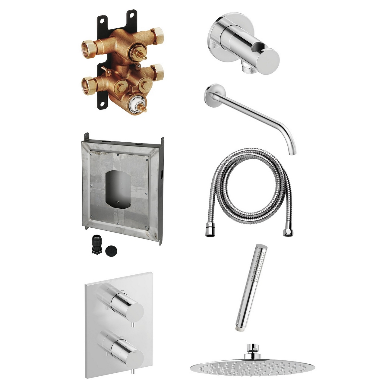 Dusjbatteri Damixa for Dusj Komplett Innbygning