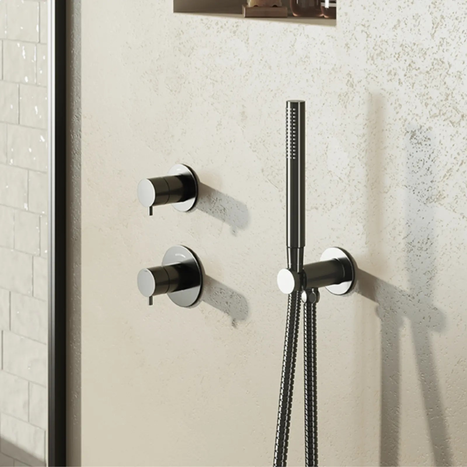 Komplett Takdusjsett Damixa Silhouet DS1 Innbygging