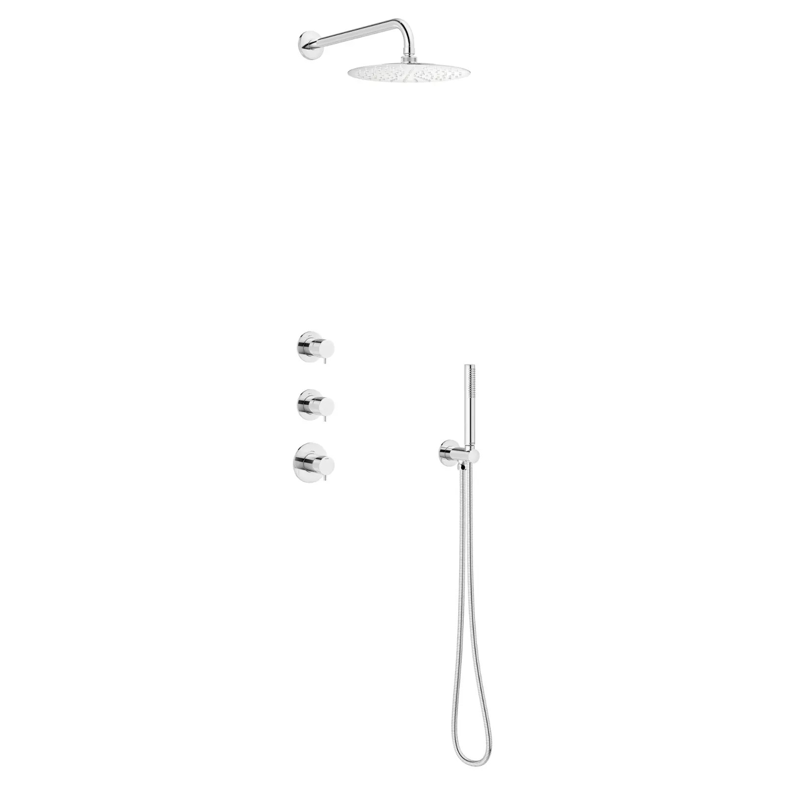 Komplett Takdusjsett Damixa Silhouet XS1 Innbygging