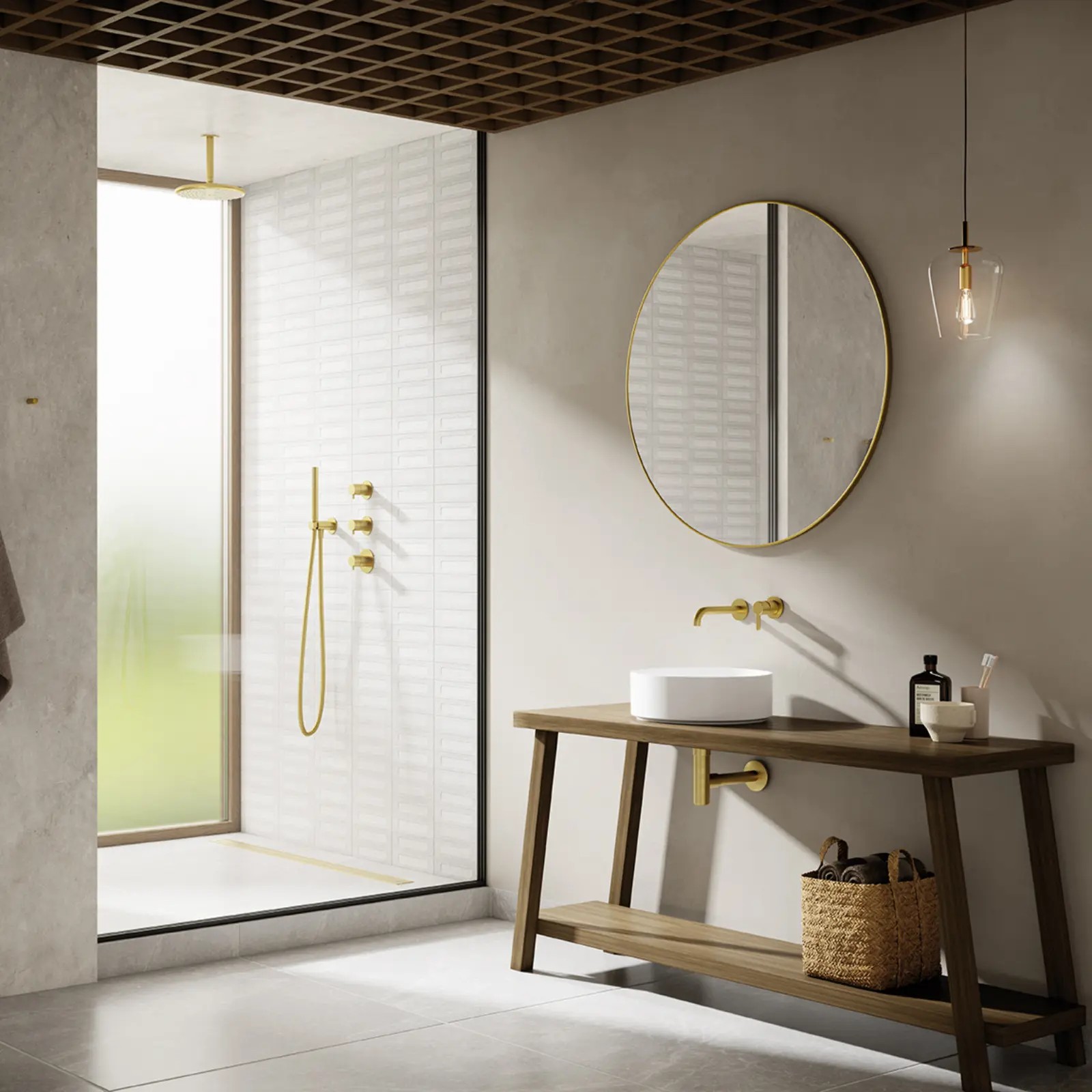 Komplett Takdusjsett Damixa Silhouet XS2 Innbygging