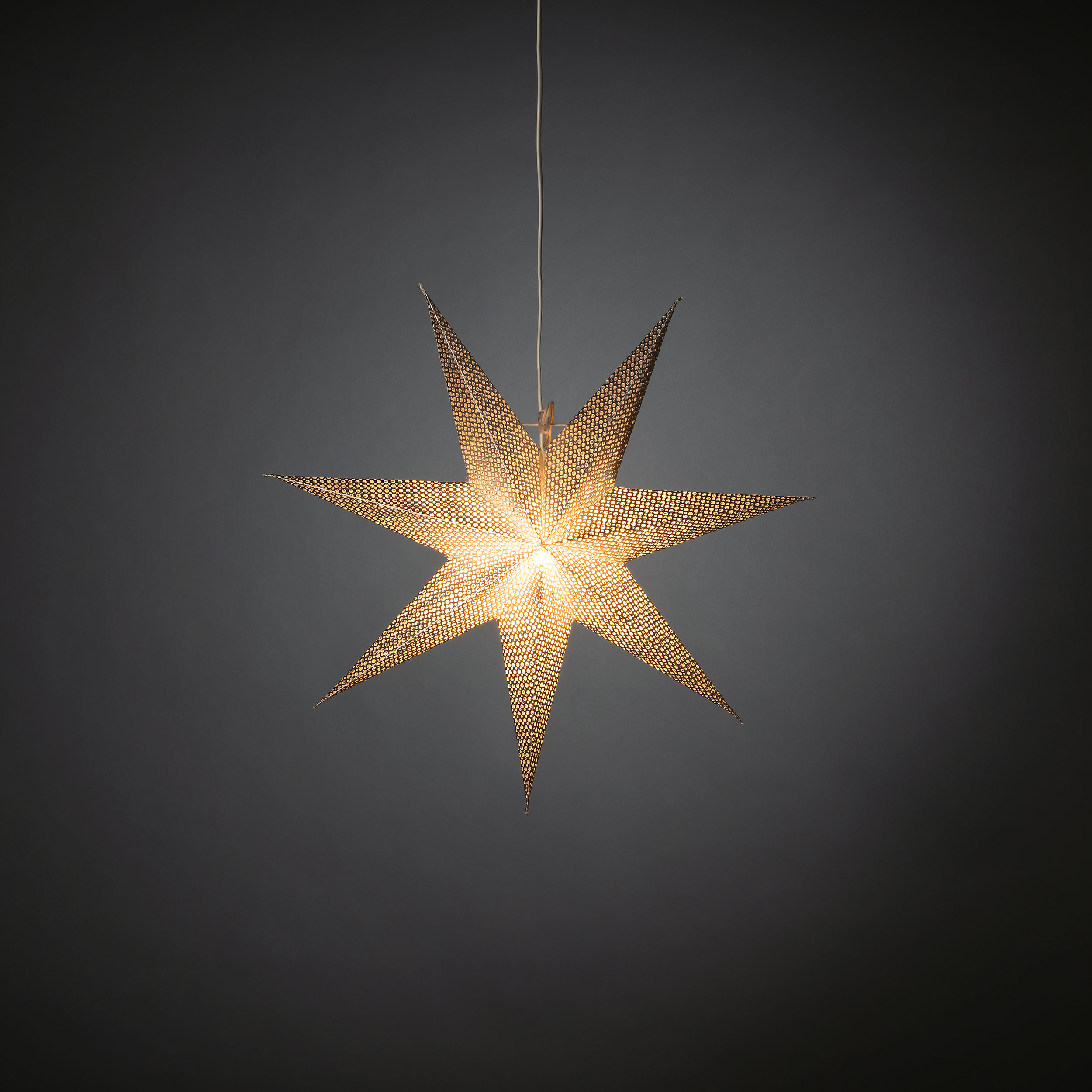 Adventsstjerne Gnosjö Konstsmide 7-spiss 60 cm