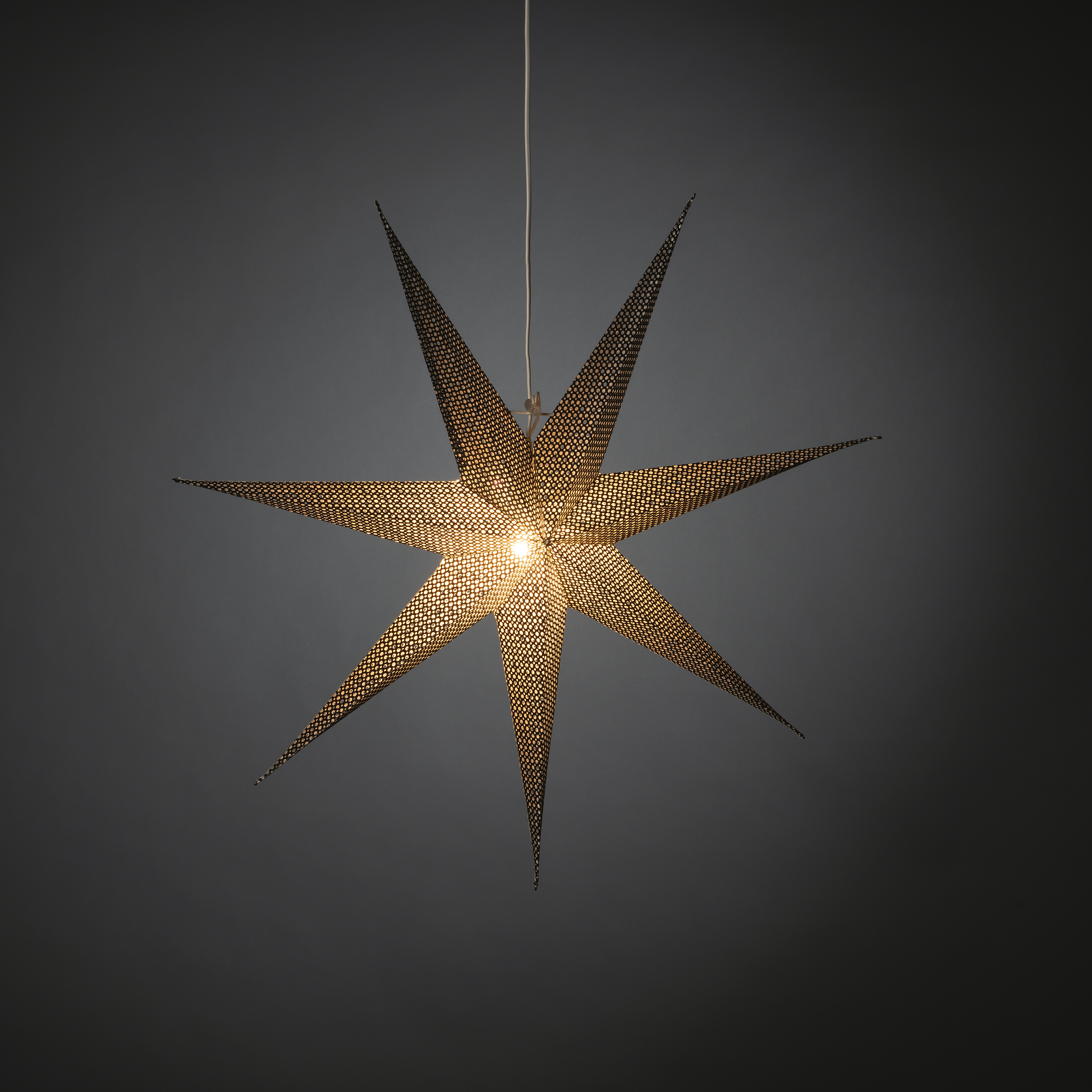 Adventsstjerne Gnosjö Konstsmide 7-spiss 78 cm