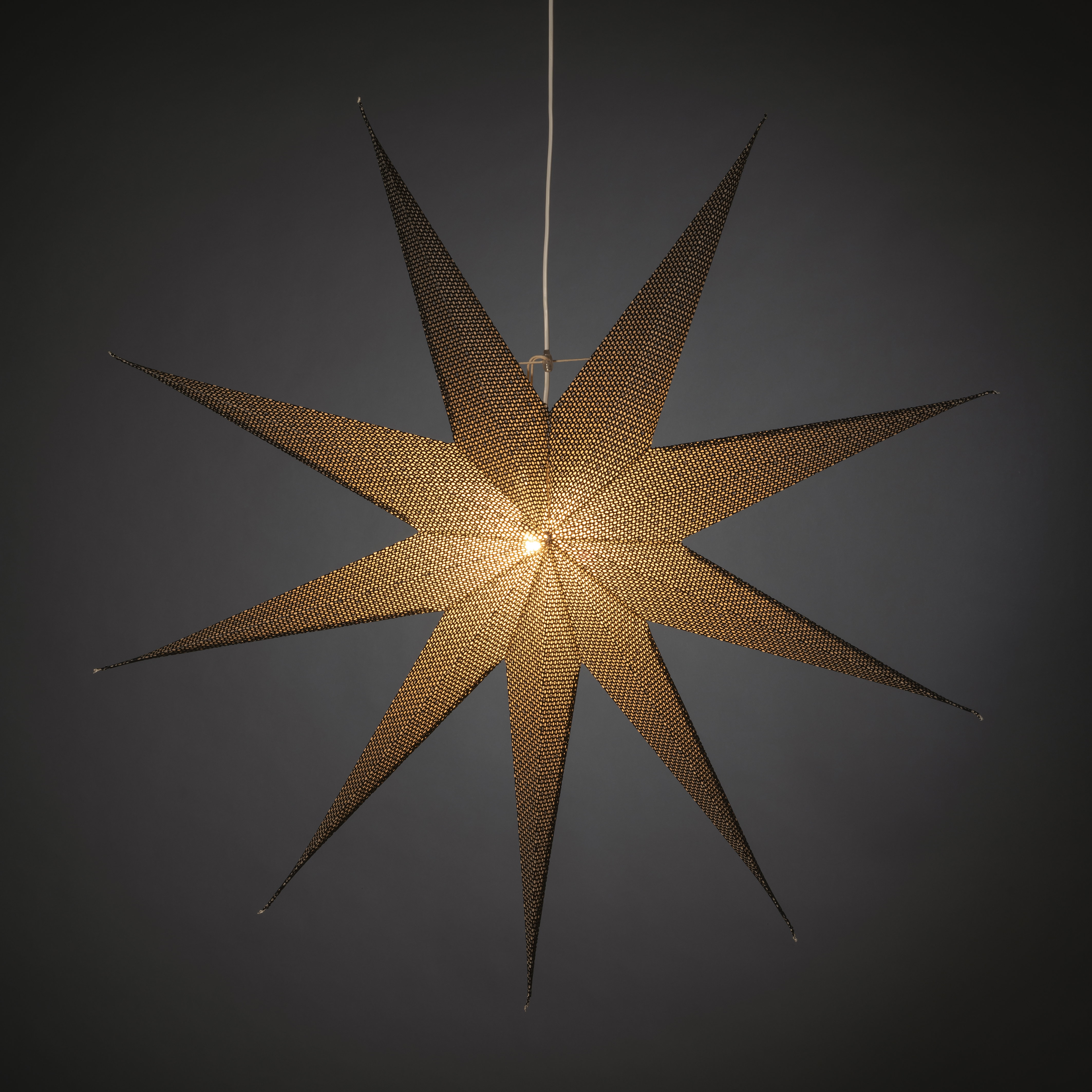 Adventsstjerne Gnosjö Konstsmide 9-spiss 115 cm