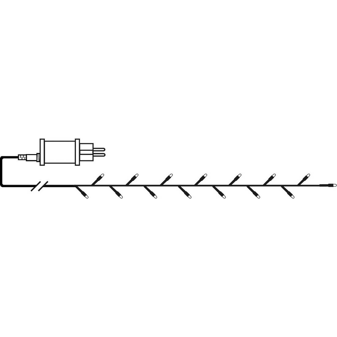 Lyslenke Star Trading Shiny Warm White Utendørs 3 meter 40 LED-Lamper