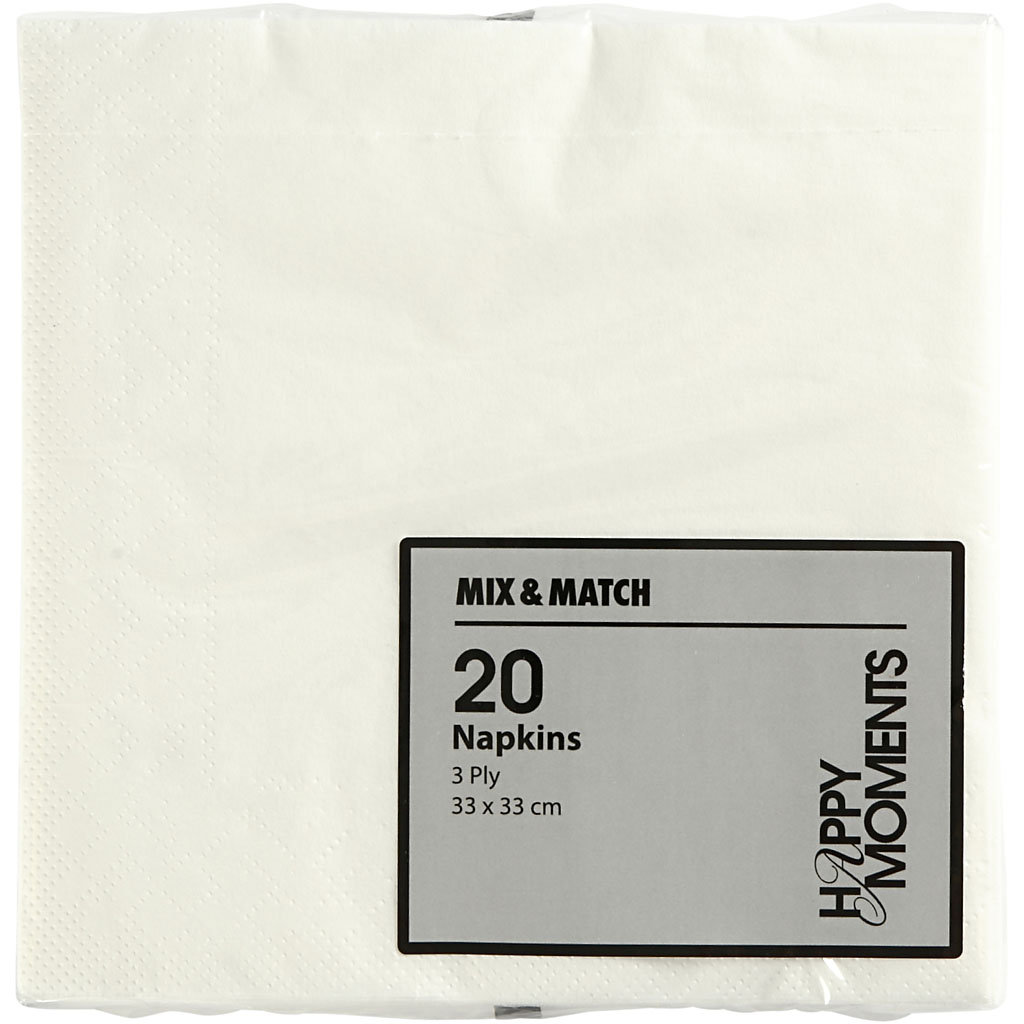 Servietter Creativ Company Str 33x33 cm 20 stk/1 Pk