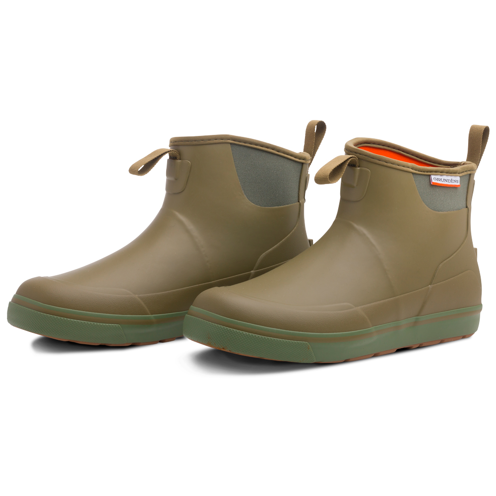 Regnsko Grundéns Deck Boss Storlek: 44, Färg: Grön