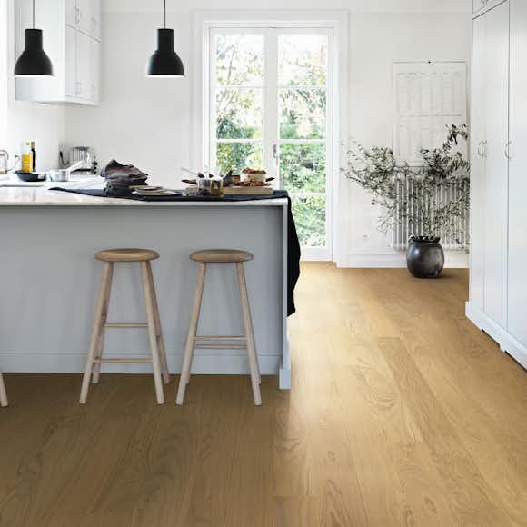Parkettgolv Pergo Falster Light Pure Ek 1-Stav