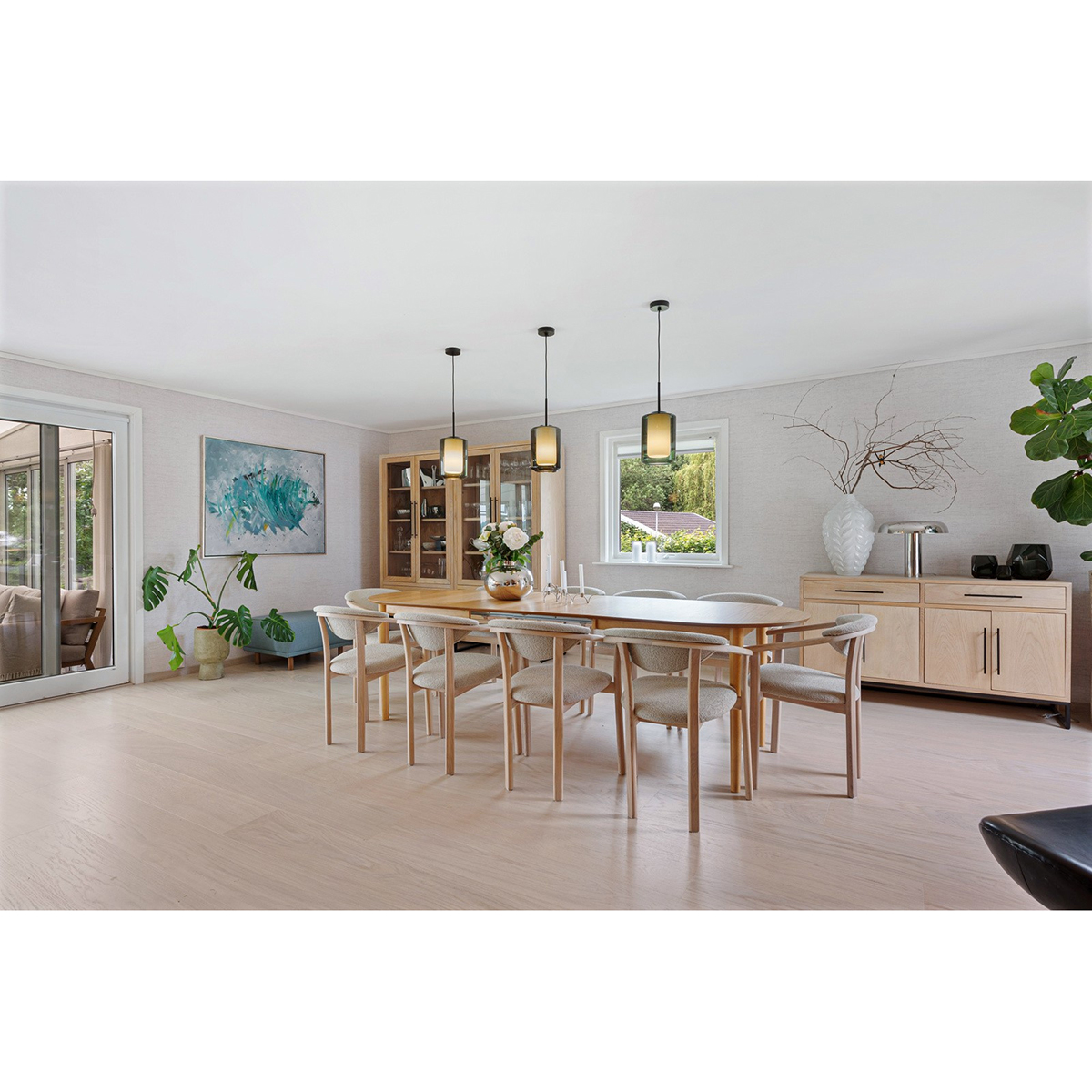 Tregulv North Wood Fride Select Moderne Hvit Mattlakk