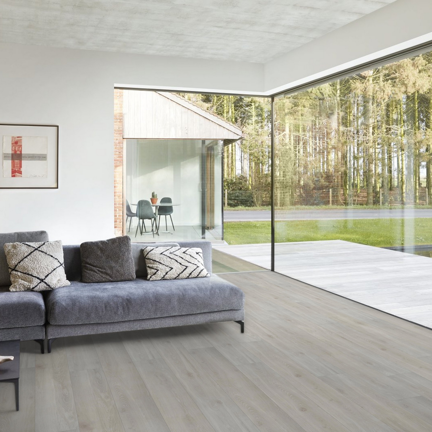 Laminatgulv BerryAlloc Ocean 8 V4 XL Bloom Silver Grey