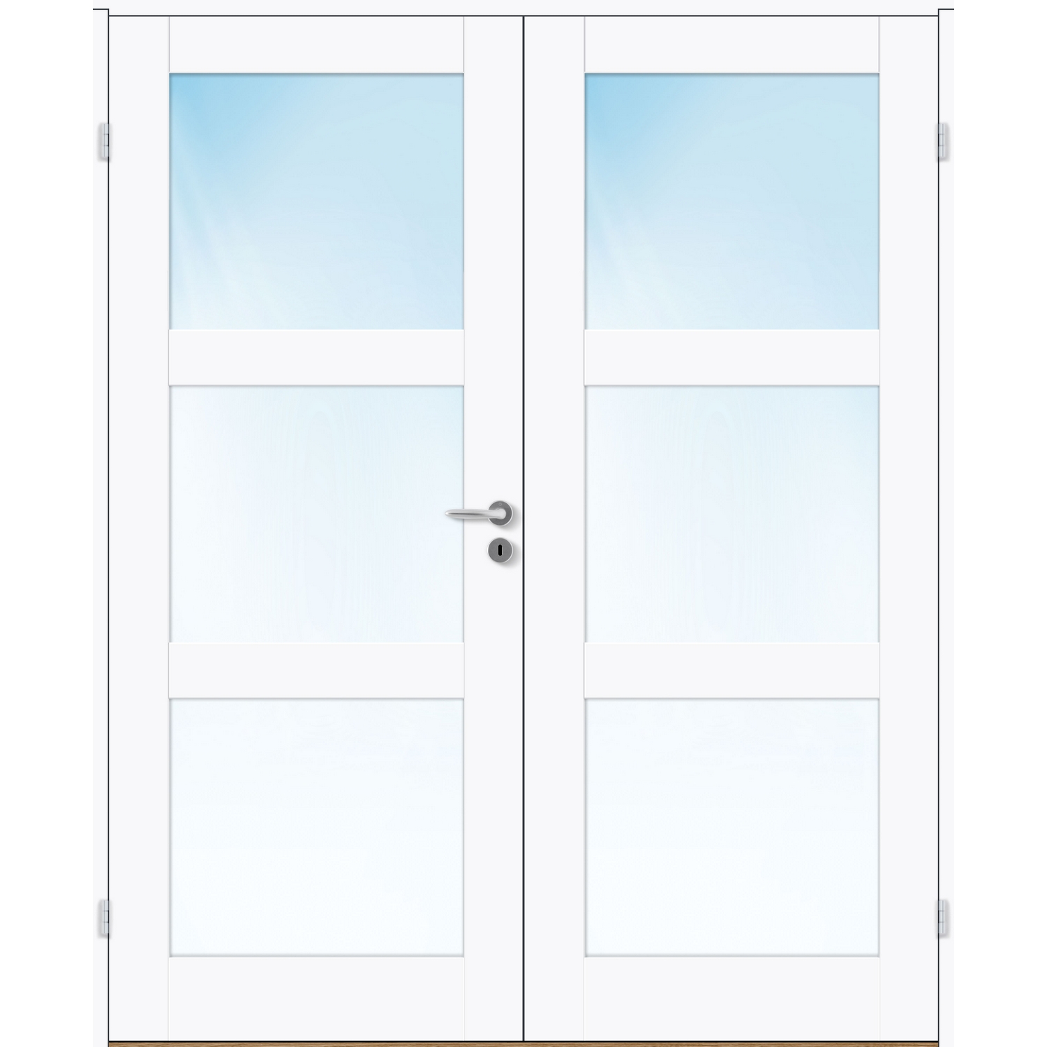 Tofløyet Dør Bygg1 Stil 3 Glass