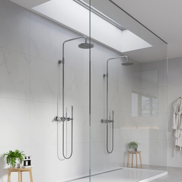 Baderomspanel Fibo 2487-LM6060 Bianco Marble