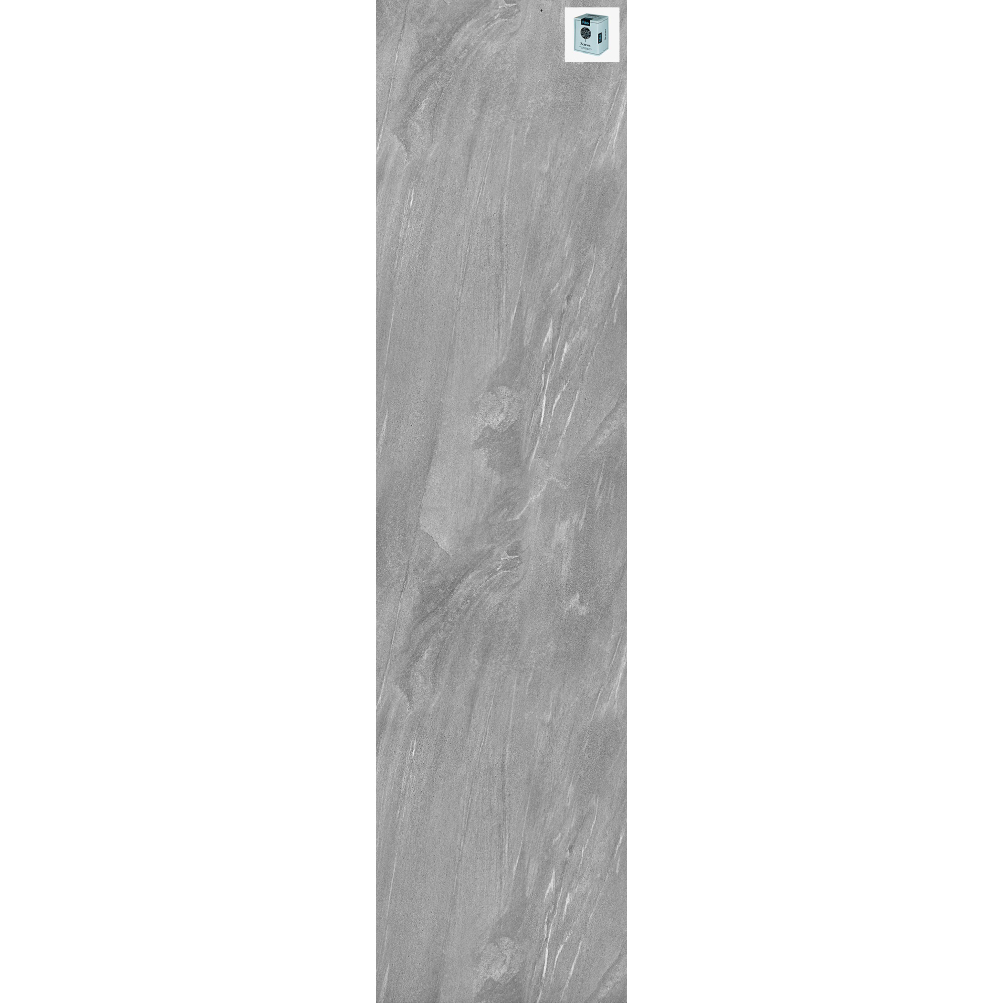 Baderomspanel Fibo 4009-M00 Grey Stone med Monteringsskruer