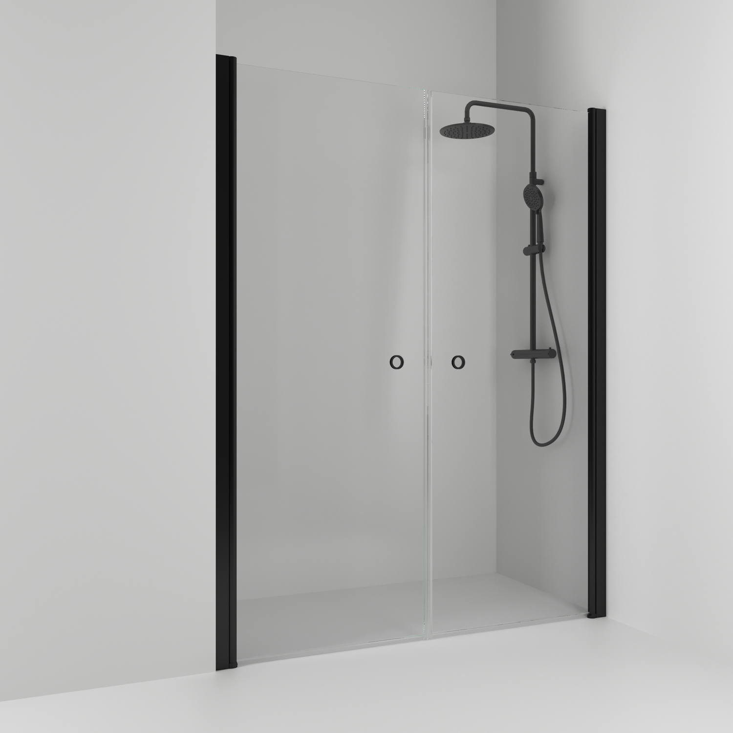 Duschdörr Svedbergs Skoga Rak Dubbel Nisch | badrum - duschar - duschdorr | KakelKungen