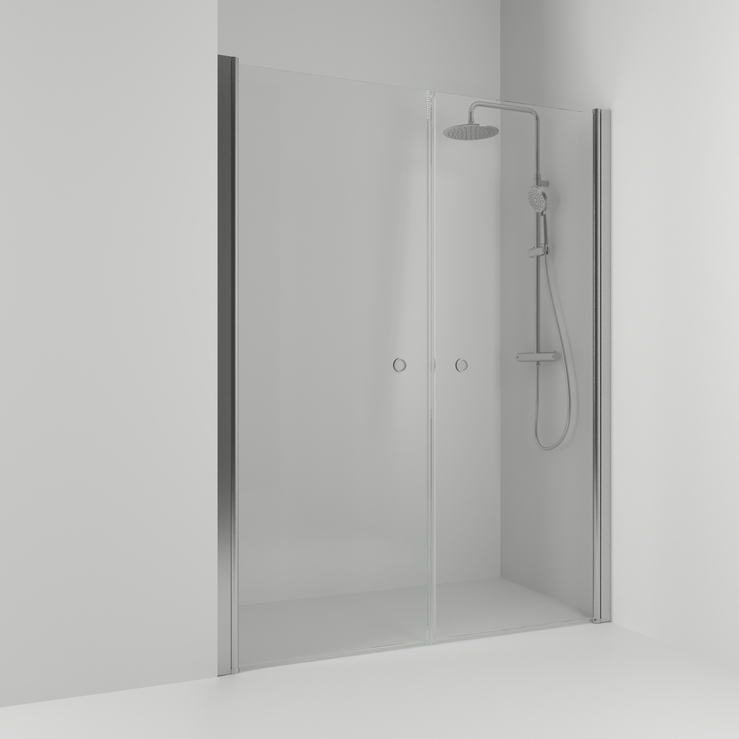 Dusjdør Svedbergs Skoga Rett Dobbel Nisje