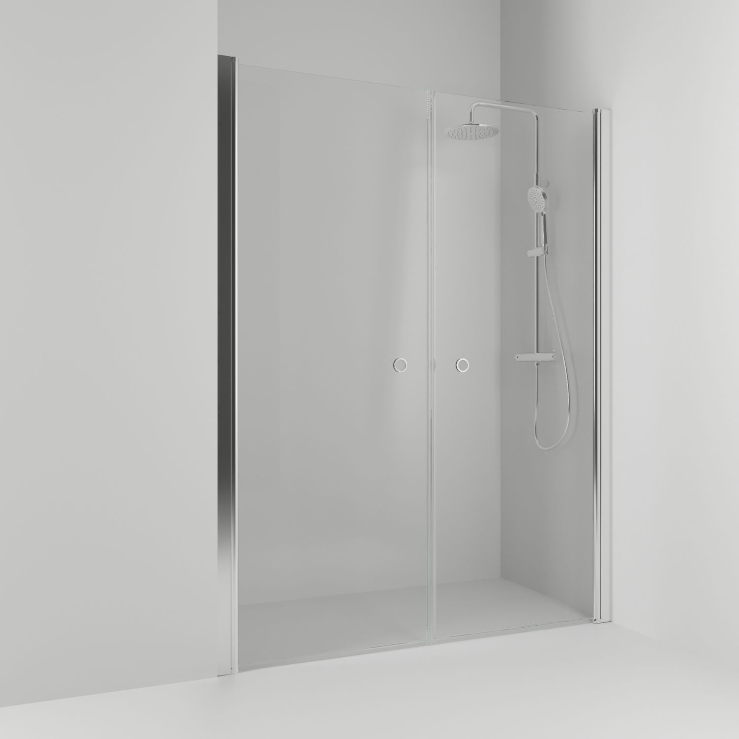 Duschdörr Svedbergs Skoga Rak Dubbel Nisch | badrum - duschar - duschdorr | KakelKungen