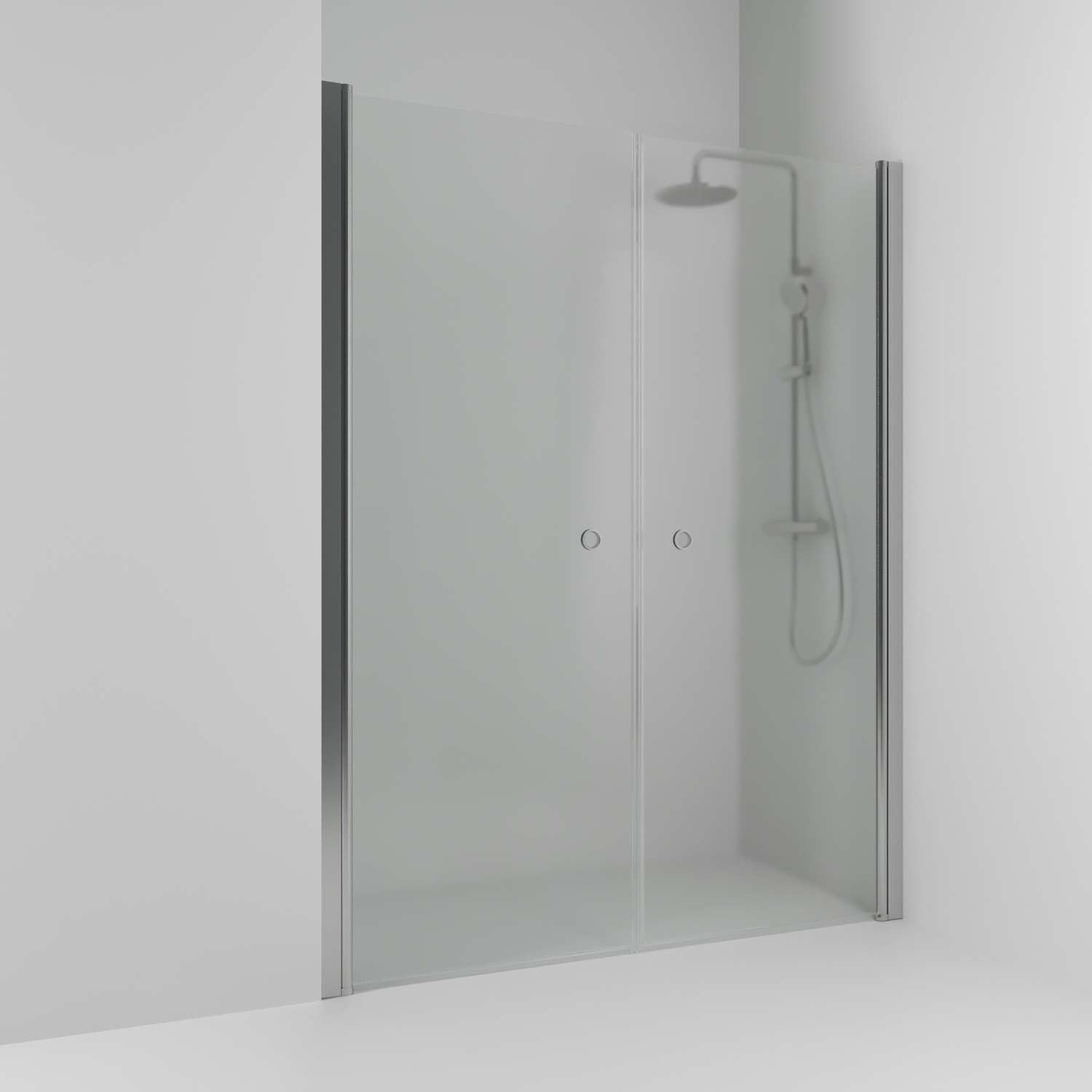Duschdörr Svedbergs Skoga Rak Dubbel Nisch | badrum - duschar - duschdorr | KakelKungen