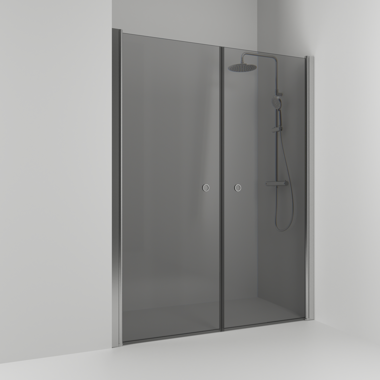 Duschdörr Svedbergs Skoga Rak Dubbel Nisch | badrum - duschar - duschdorr | KakelKungen