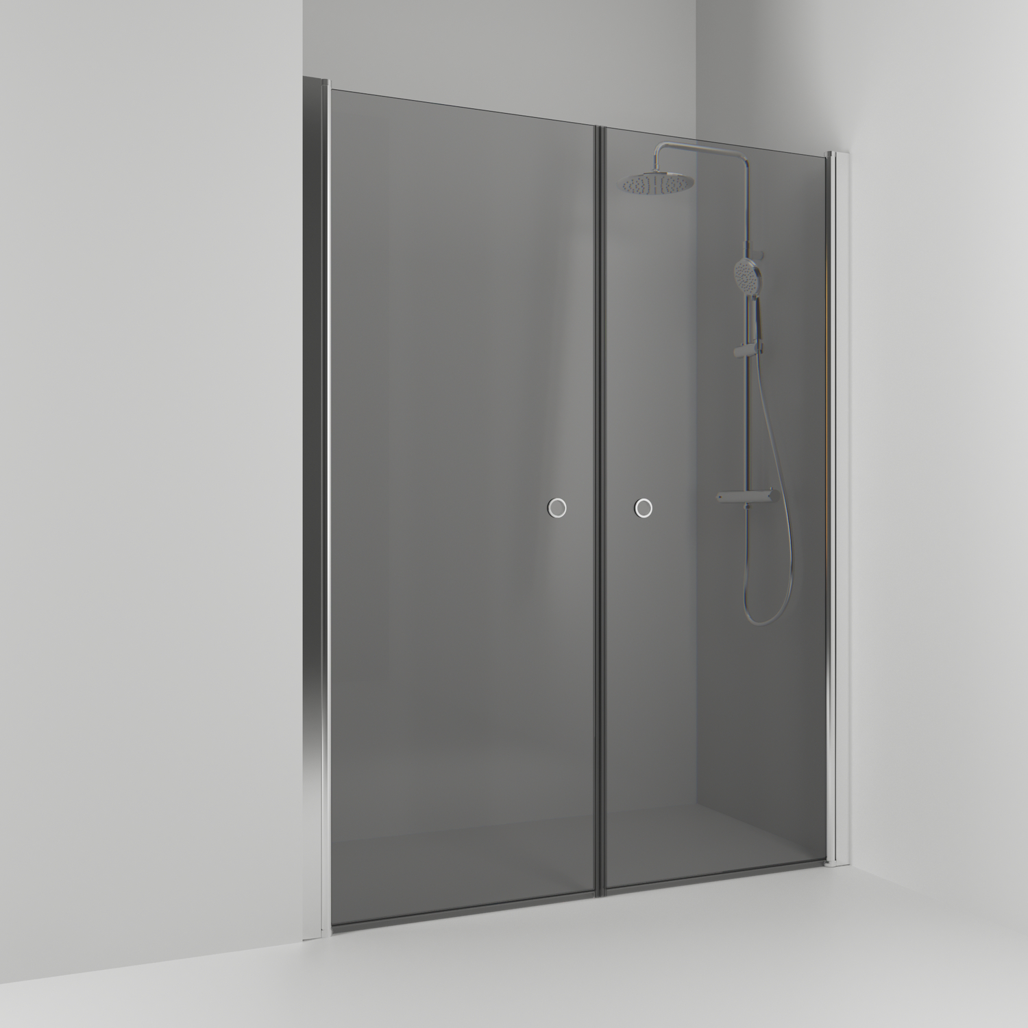 Duschdörr Svedbergs Skoga Rak Dubbel Nisch | badrum - duschar - duschdorr | KakelKungen