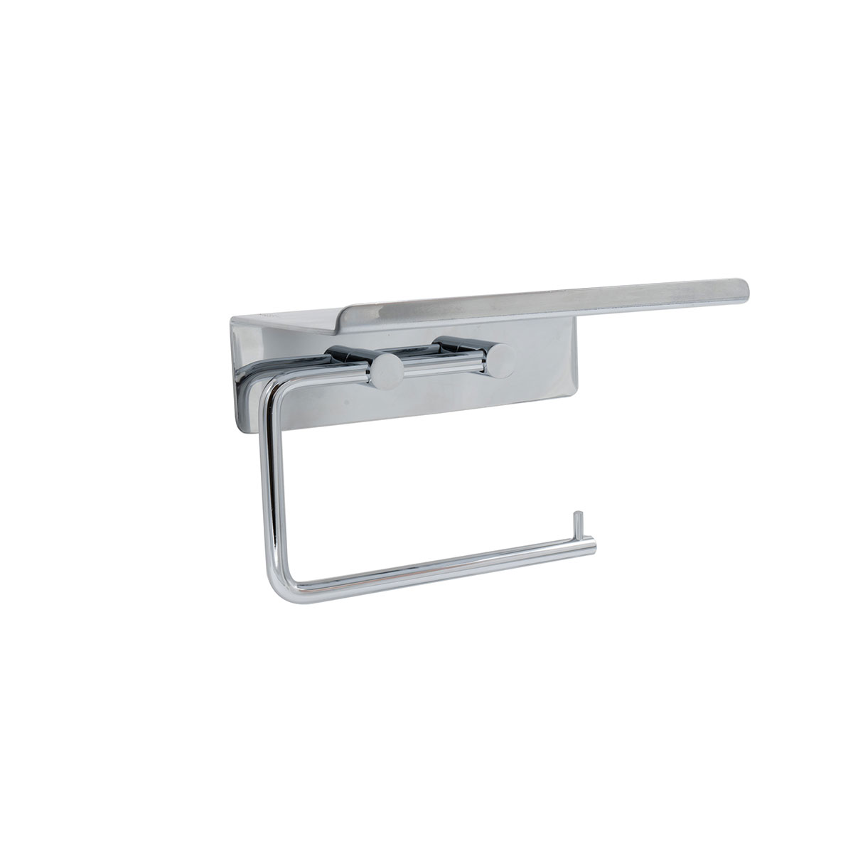 Toalettpapirholder Beslag Design Base med Hylle