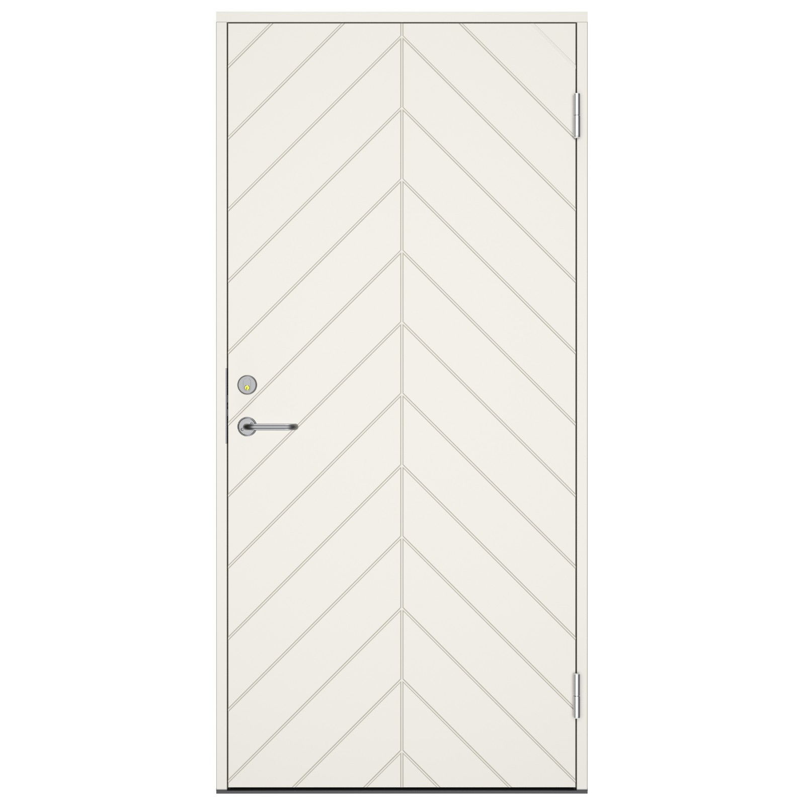 Ytterdør Swedoor C5000 BxH: 100x200 cm, Venstre, NCS S0500-N, Klassisk ...