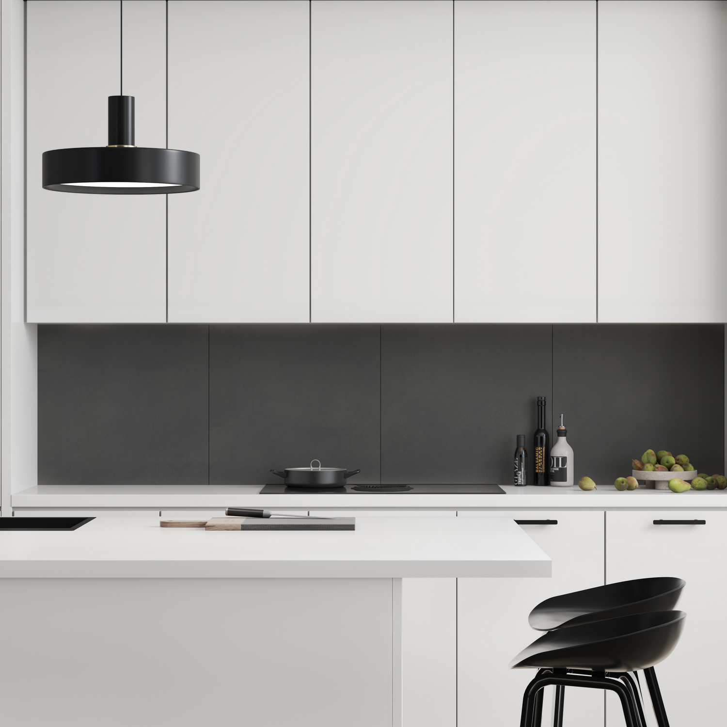 Kitchen Board 2127-KM10 Dark Ash