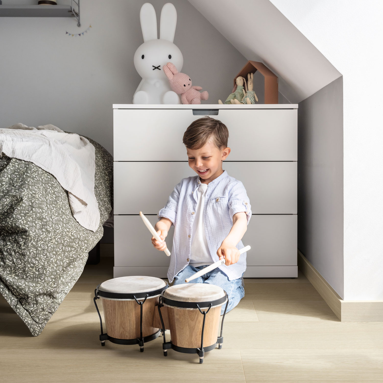 Vinylgulv Pergo Glomma Pad Pro Greige Meadow Oak