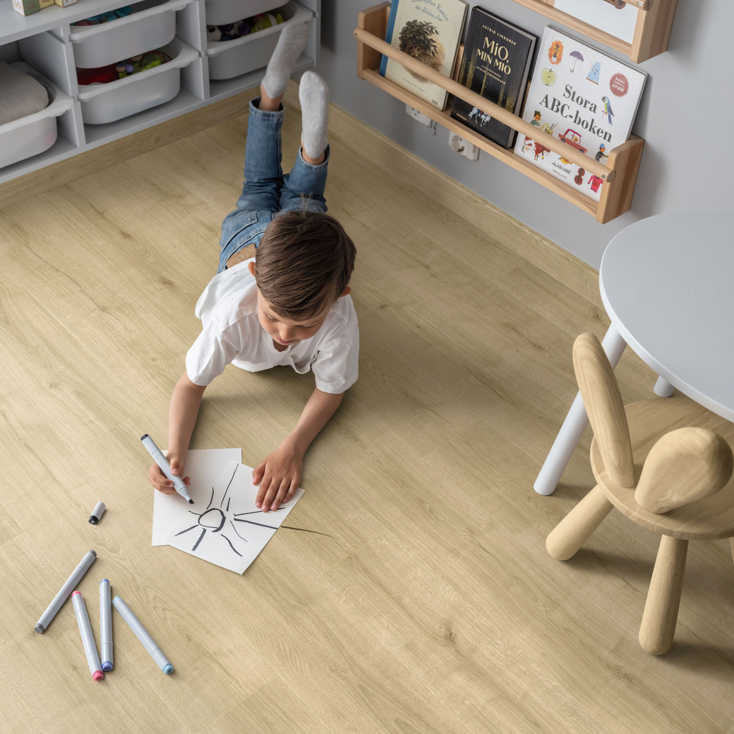 Vinylgulv Pergo Glomma Pad Pro Bright Hill Oak