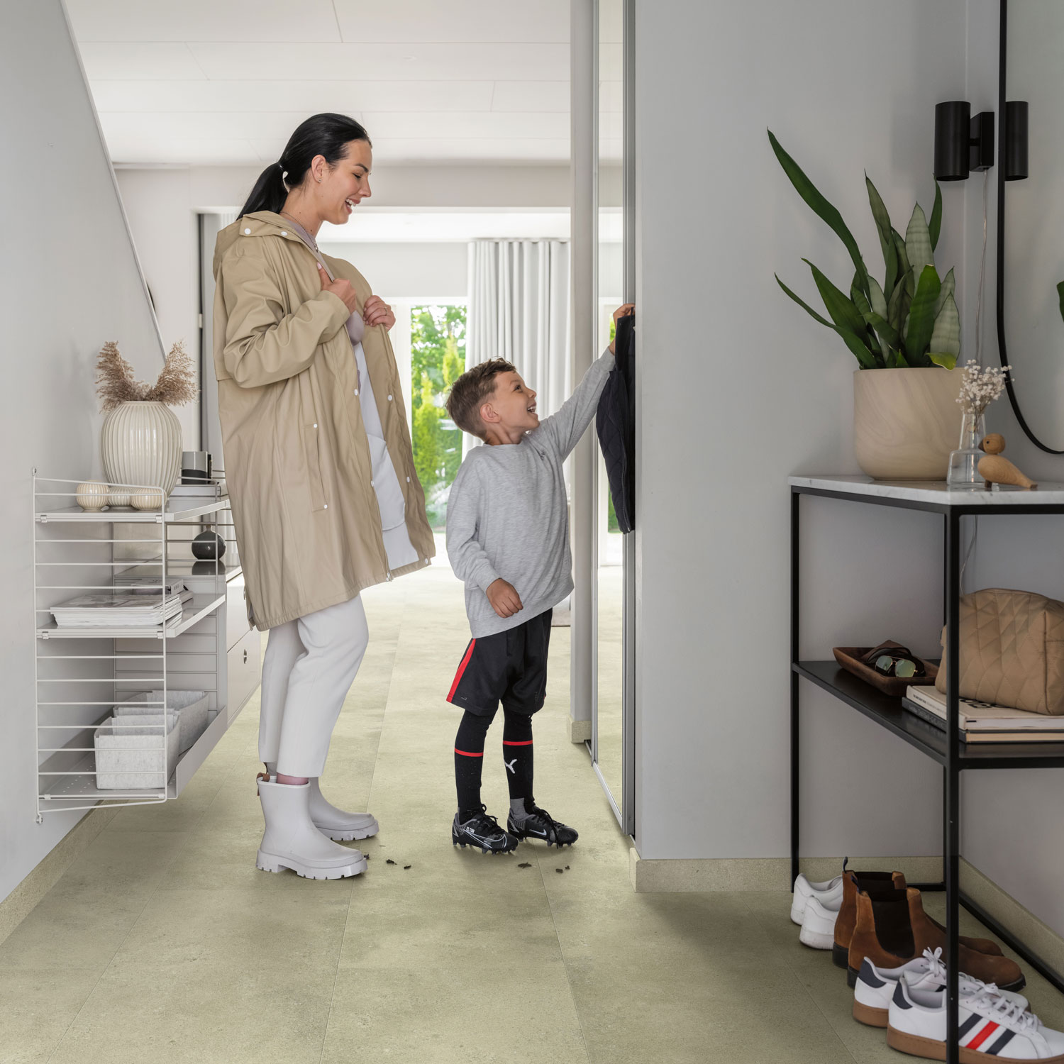 Vinylgulv Pergo Isefjord Pad Pro Beige Gritty Stone