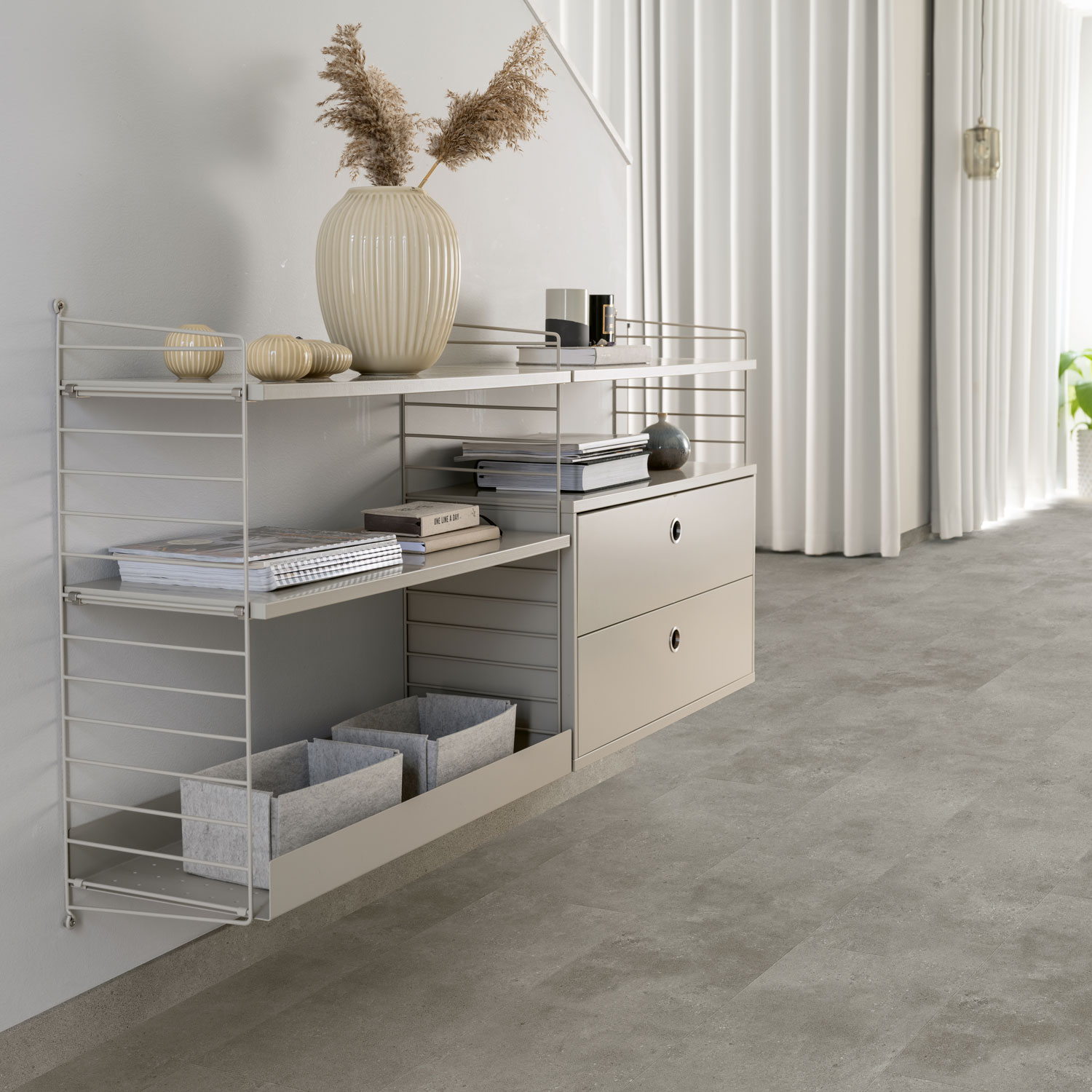 Vinylgulv Pergo Isefjord Pad Pro Grey Gritty Stone