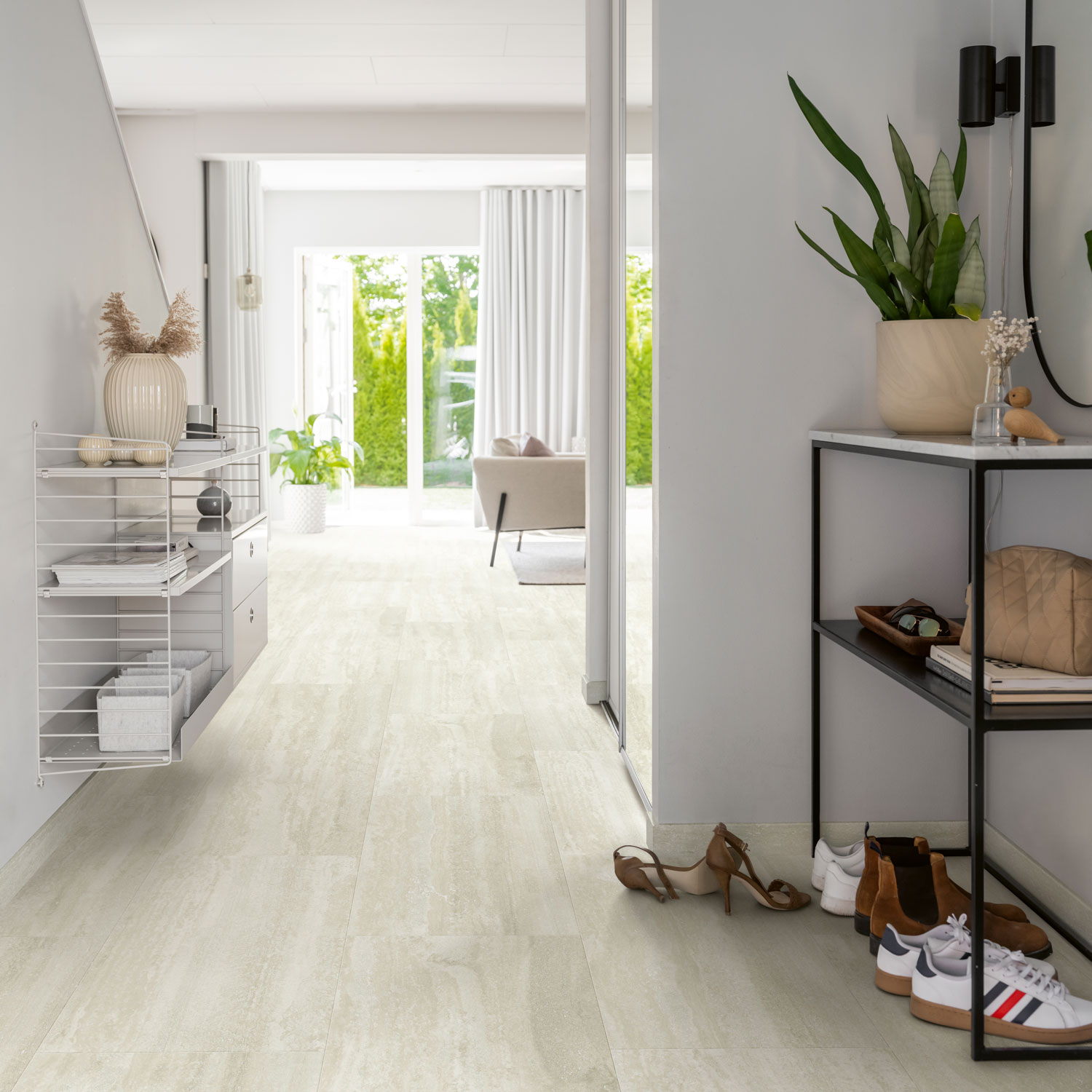 Vinylgulv Pergo Isefjord Pad Pro Ivory Travertine