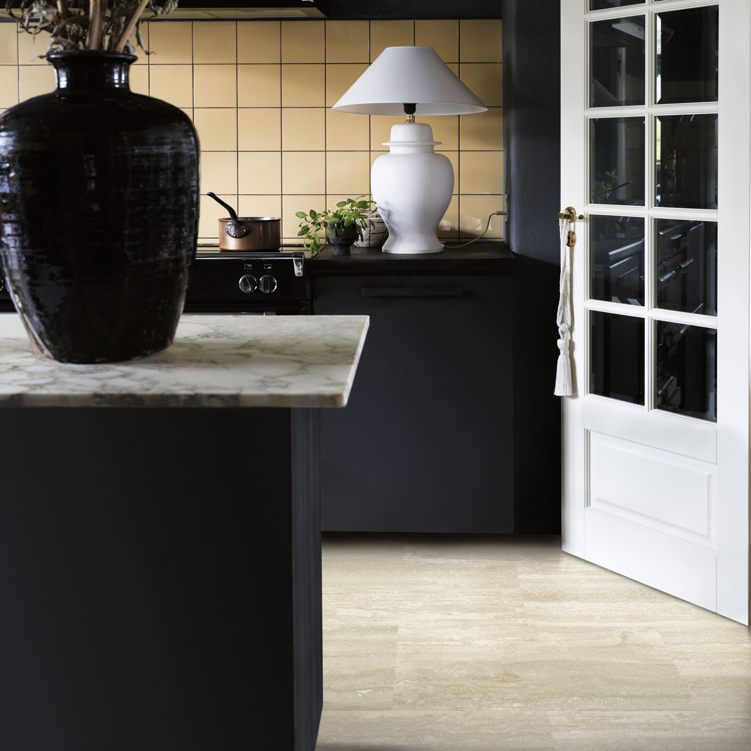 Vinylgulv Pergo Isefjord Pad Pro Greige Travertine