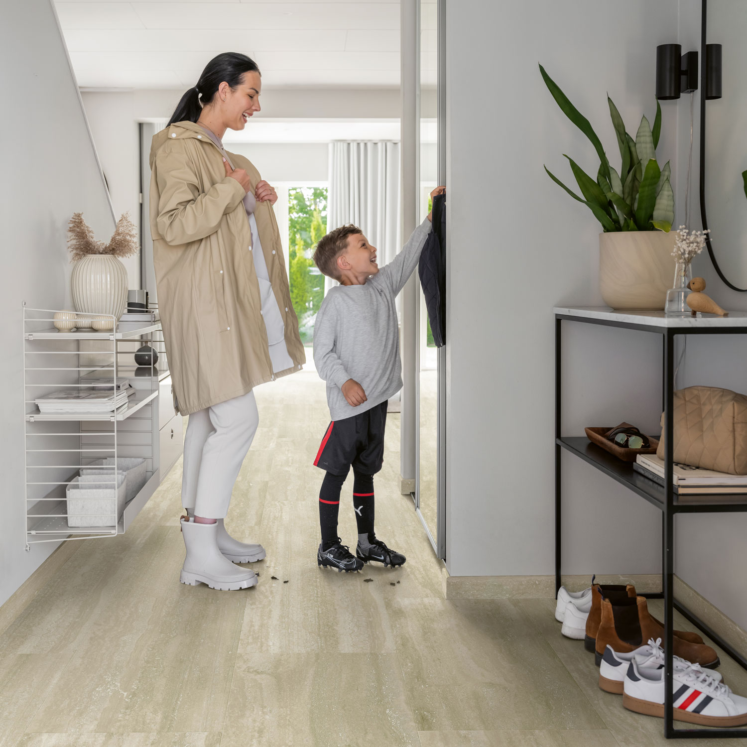 Vinylgulv Pergo Isefjord Pad Pro Greige Travertine