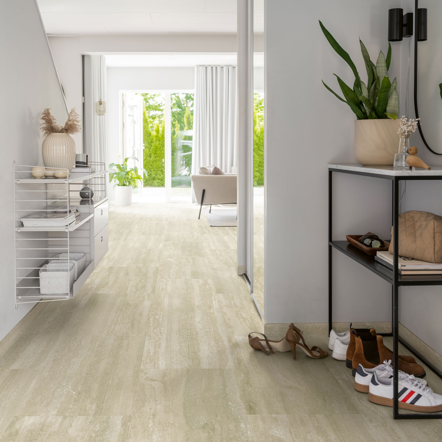 Vinylgulv Pergo Isefjord Pad Pro Greige Travertine