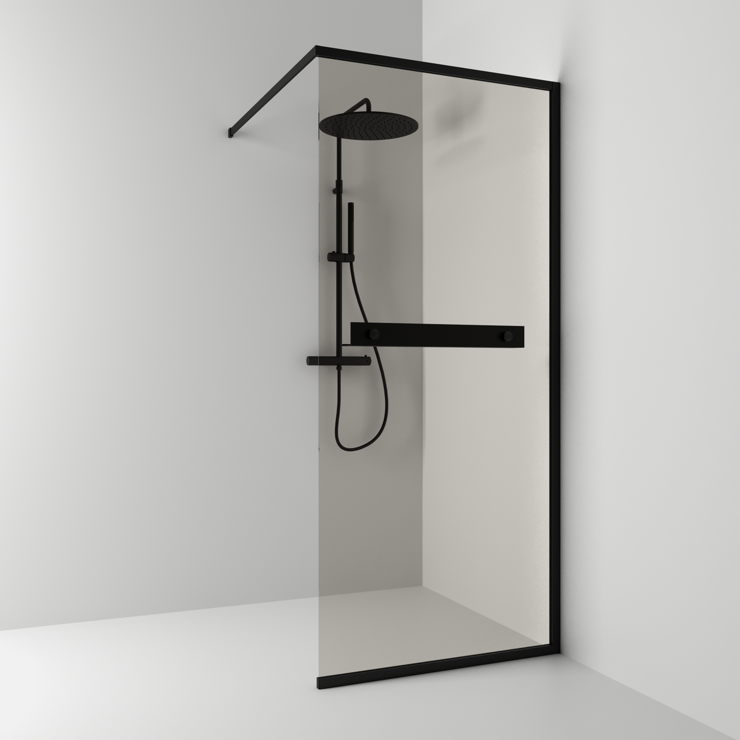 Duschvägg Svedbergs Langfoss Fast | badrum - duschar - duschvagg | KakelKungen