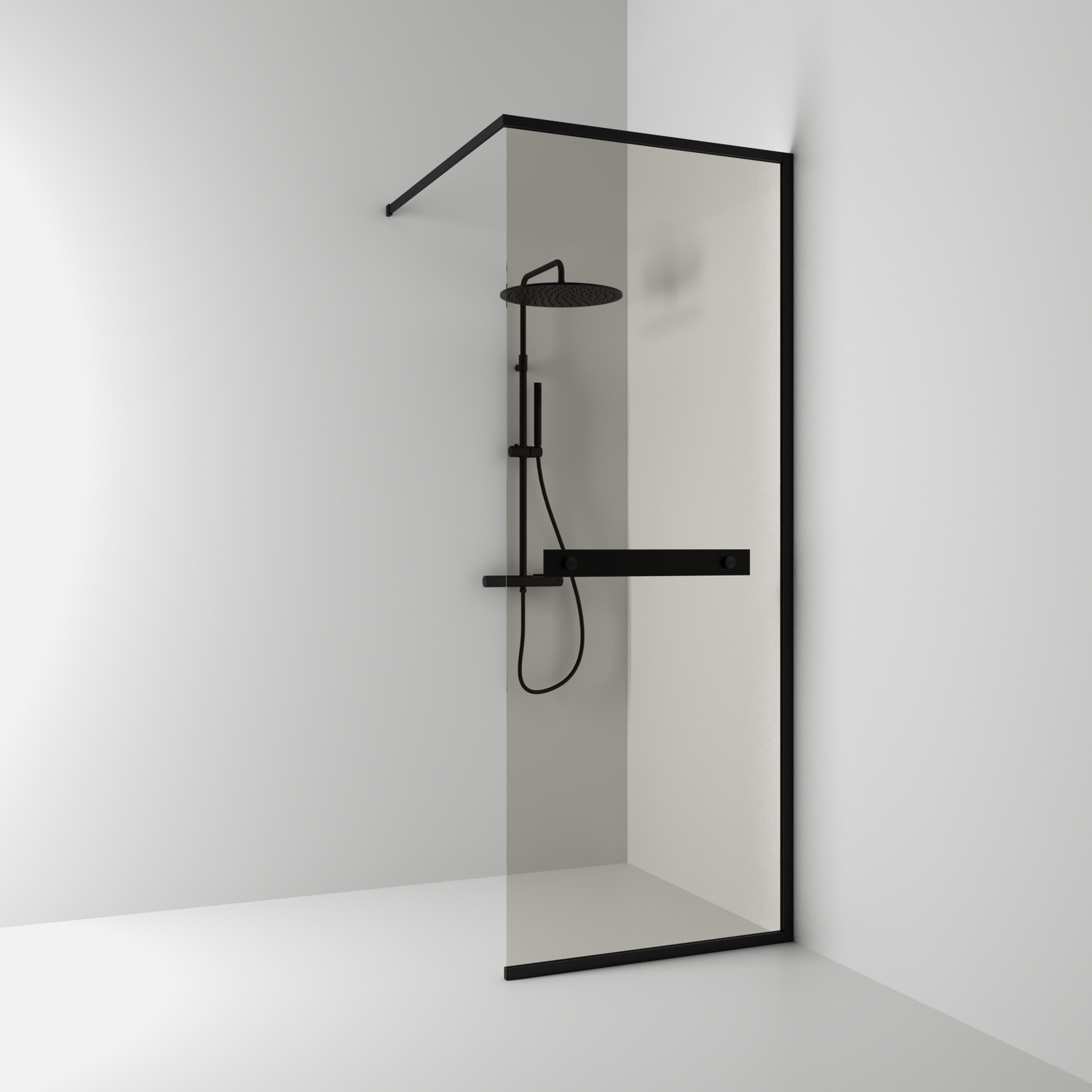 Duschvägg Svedbergs Langfoss Fast | badrum - duschar - duschvagg | KakelKungen