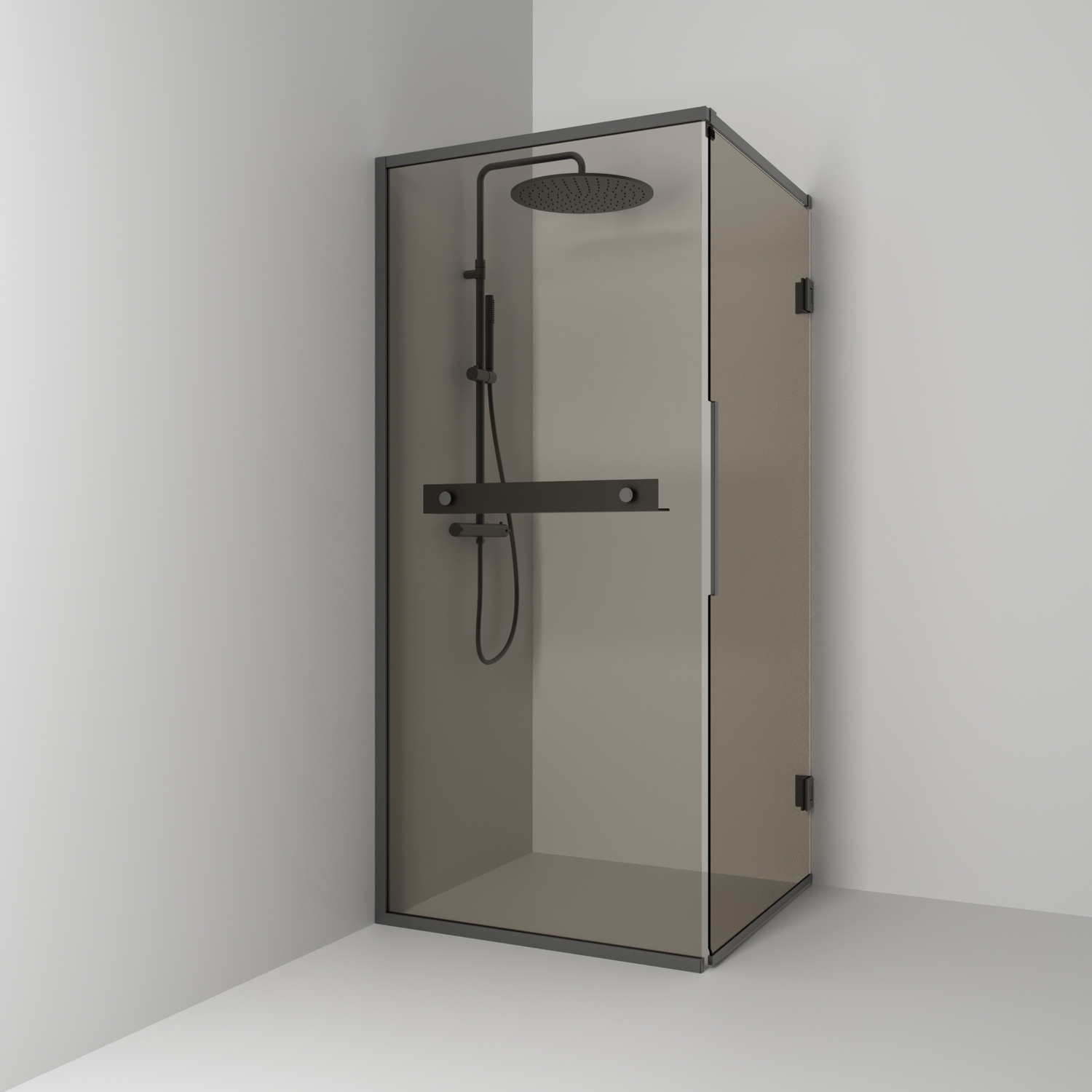 Duschhörn Svedbergs Langfoss 200 med Hylla | badrum - duschar - duschhorn | KakelKungen