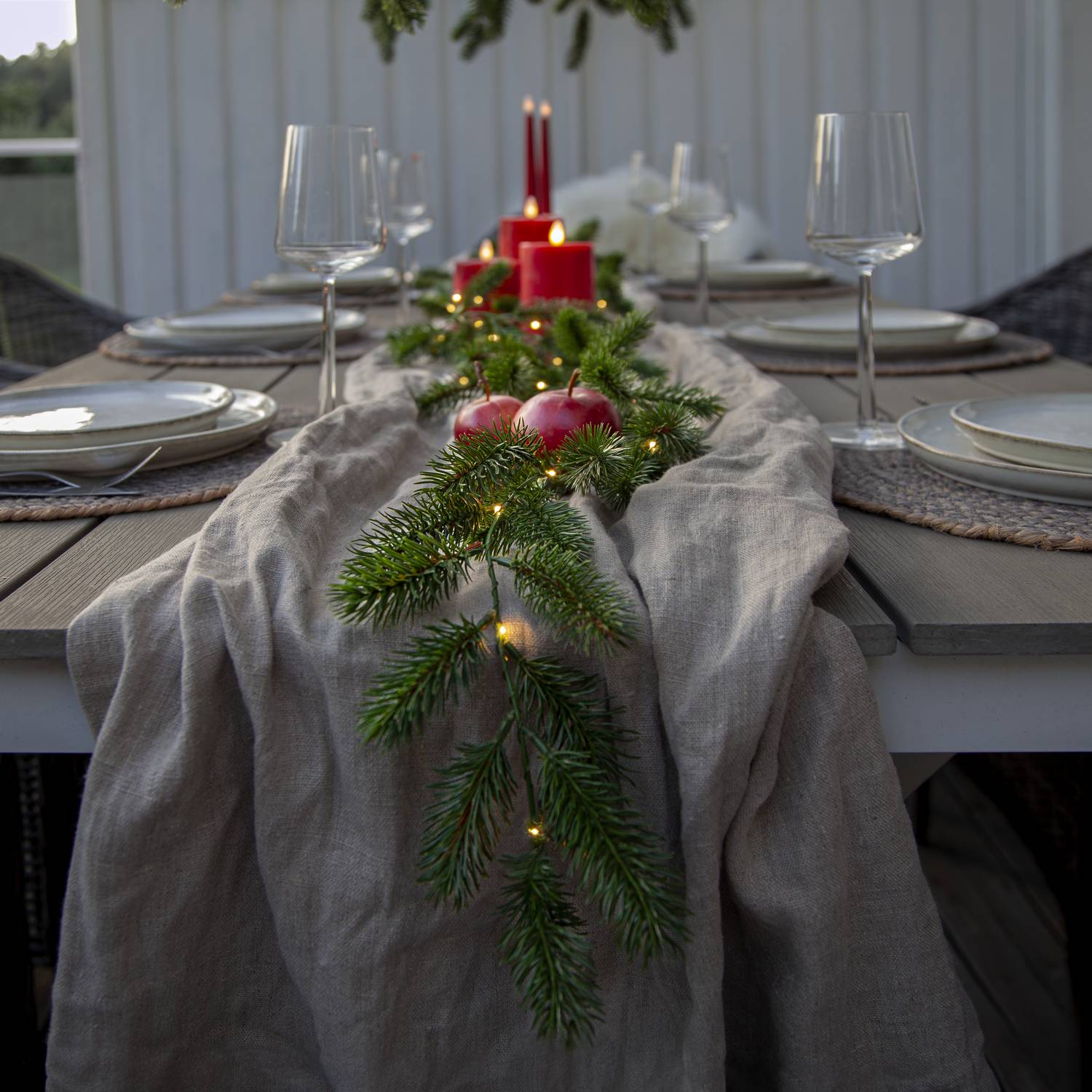 Girlander Star Trading Erna Julepynt Grangirlander 180 cm med LED