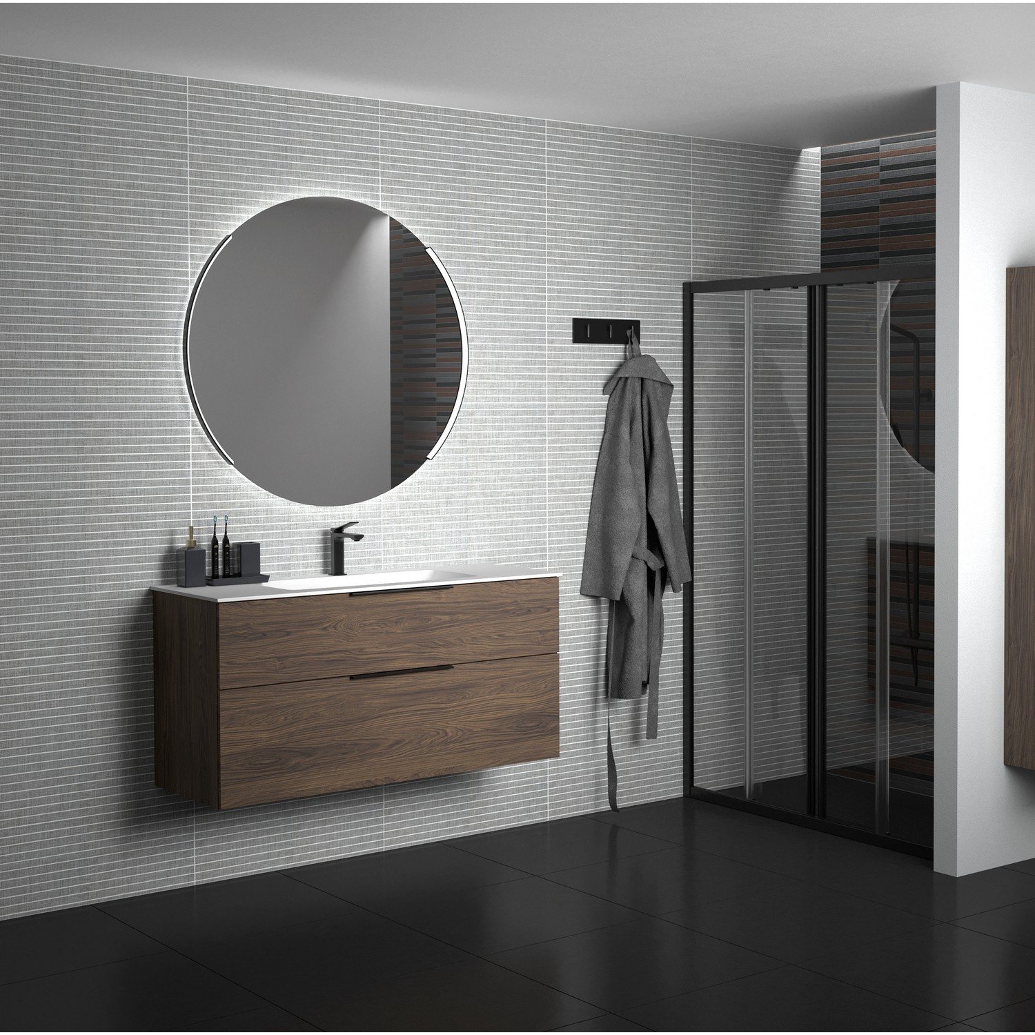 Speil Korsbakken Bad Moon Ø100