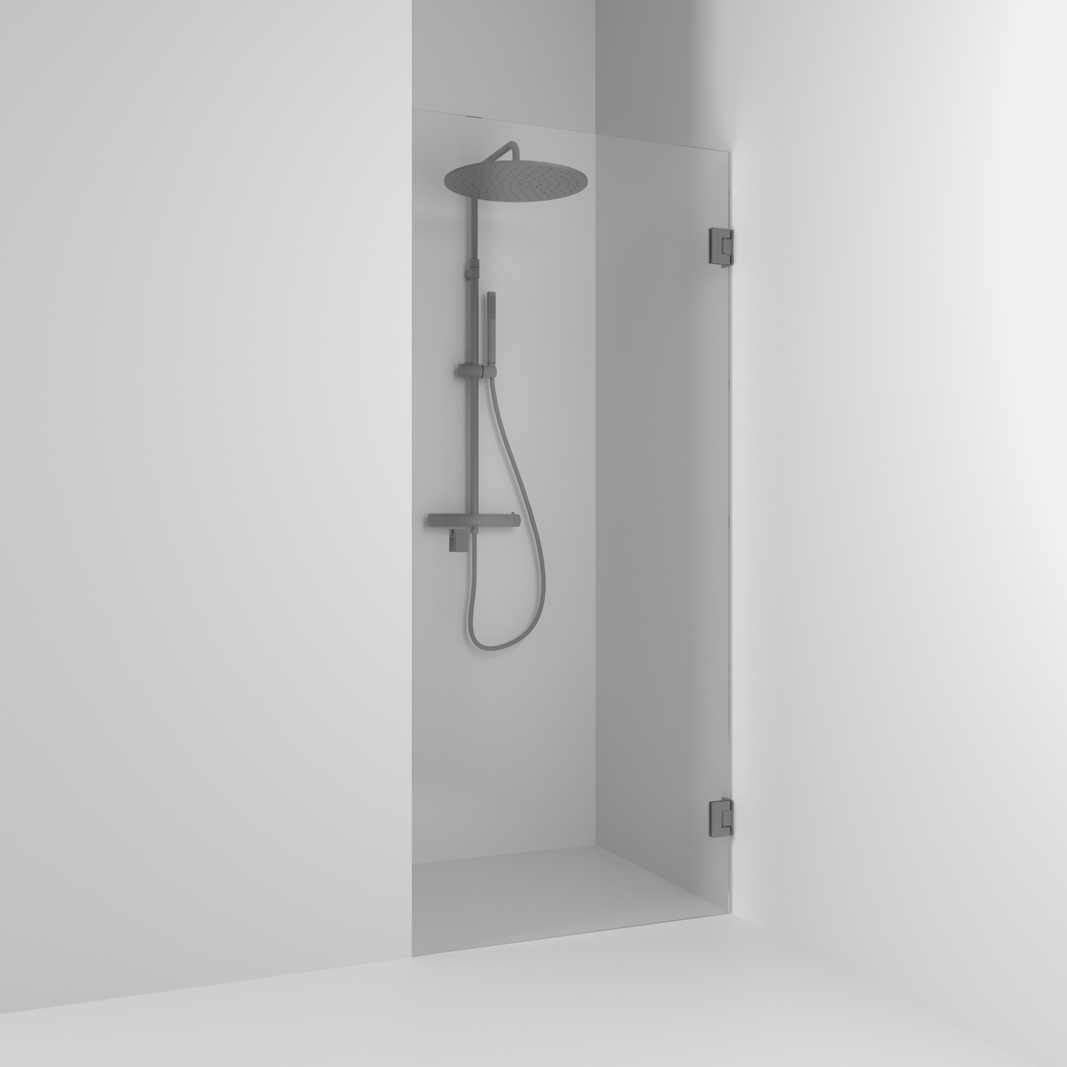 Duschdörr Svedbergs 180° Rak Enkel