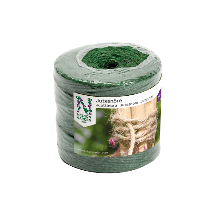 Snöre Nelson Garden Jute Grön, 200 m