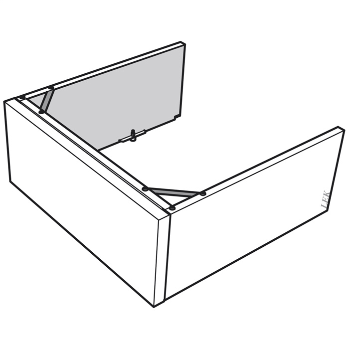 Nibe 245 mm Överskåp
