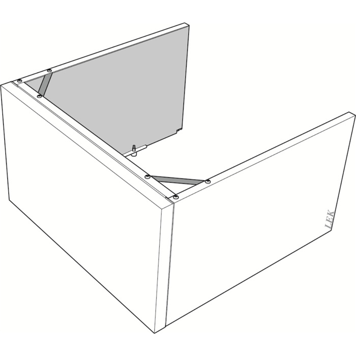 Nibe 445 mm Överskåp