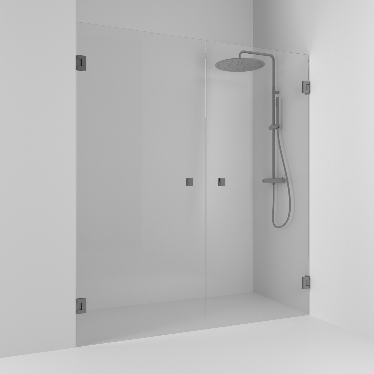 Dusjdør Svedbergs 180° Dobbel