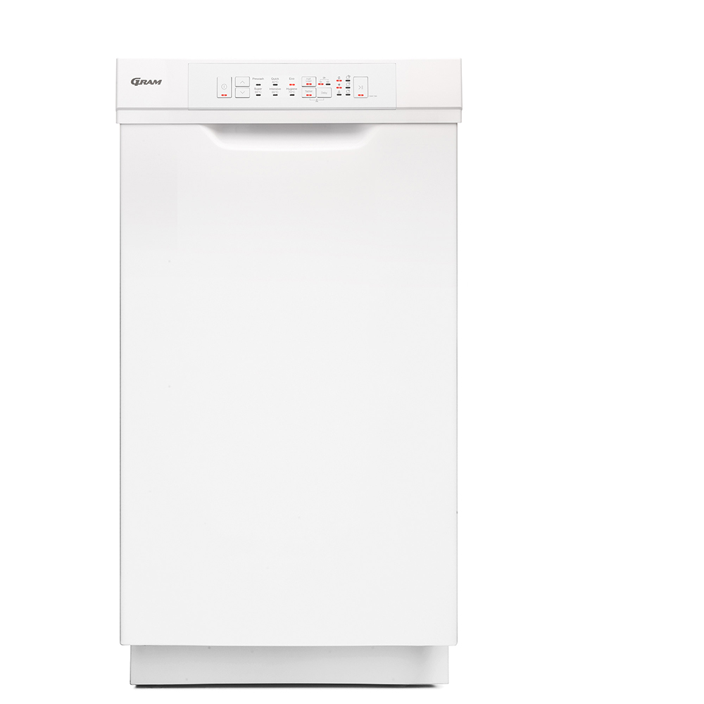Innebygd Oppvaskmaskin GRAM OM 4110-90 T/1 Hvit med Plass for 10 Kuverter
