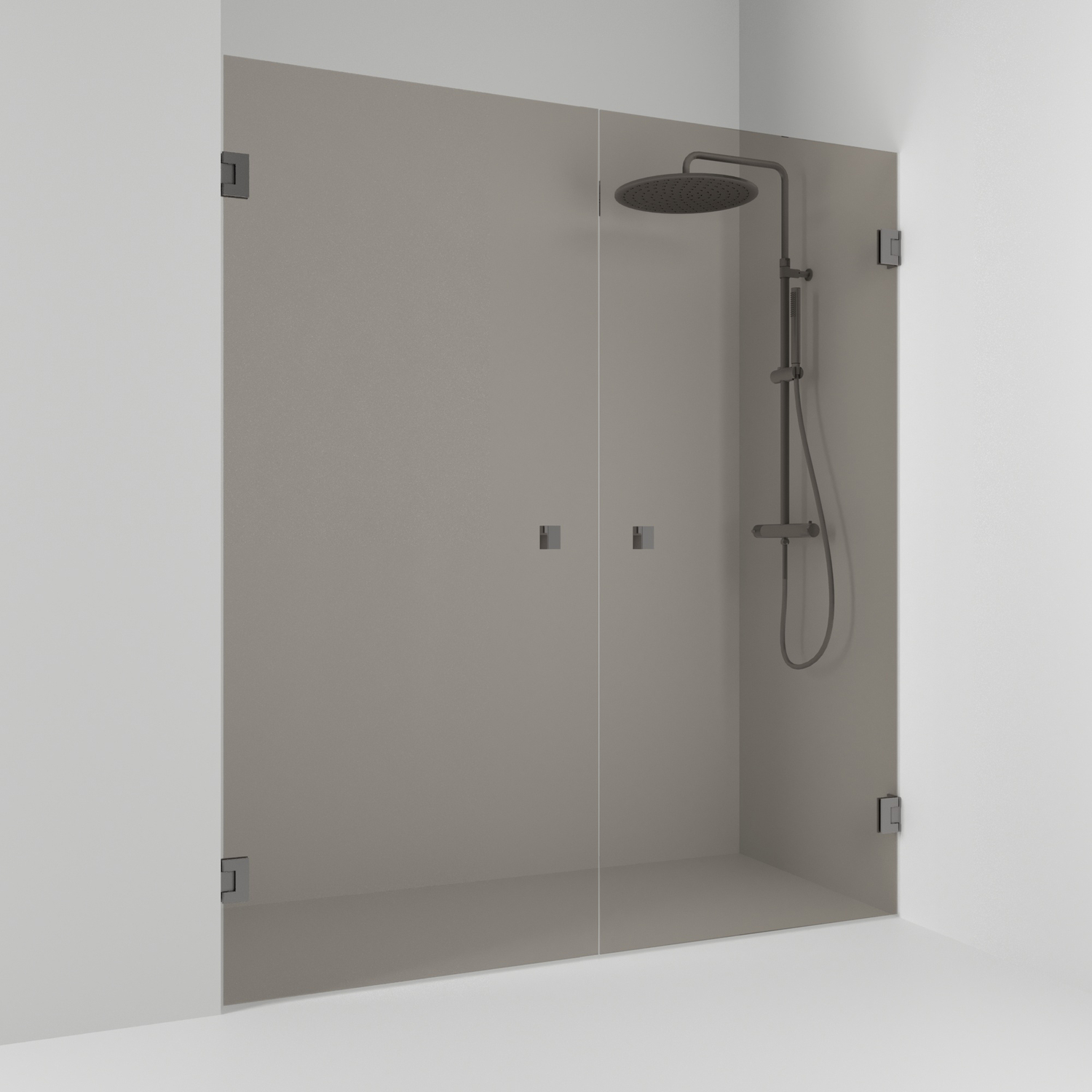 Duschdörr Svedbergs 180° Rak Dubbel | badrum - duschar - duschdorr | KakelKungen
