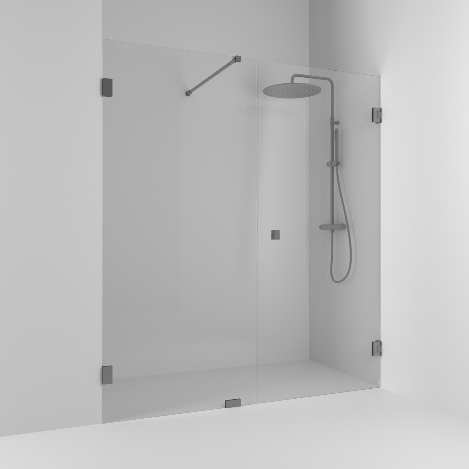 Duschdörr Svedbergs 180° Rak Kombi | badrum - duschar - duschdorr | KakelKungen