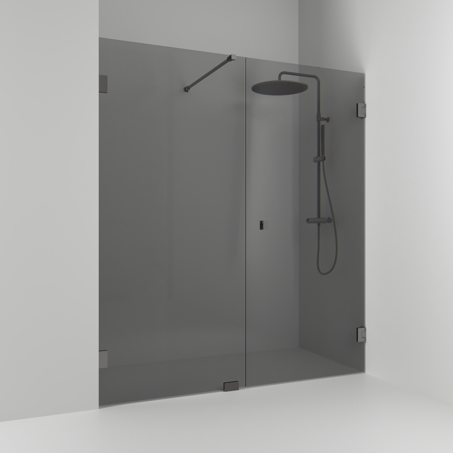 Duschdörr Svedbergs 180° Rak Kombi | badrum - duschar - duschdorr | KakelKungen