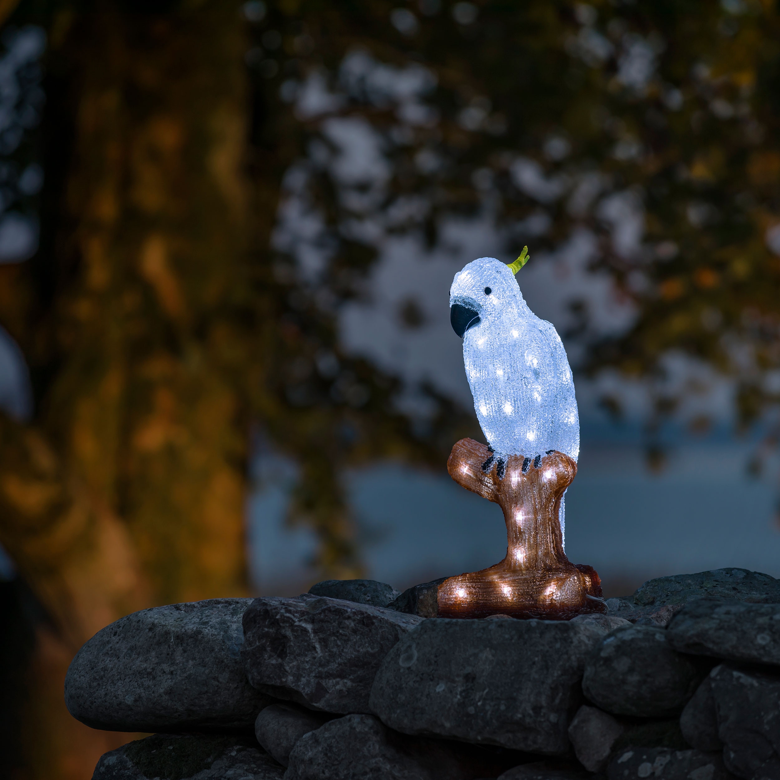 Dekorasjonsbelysning Gnosjö Konstsmide Papegøye